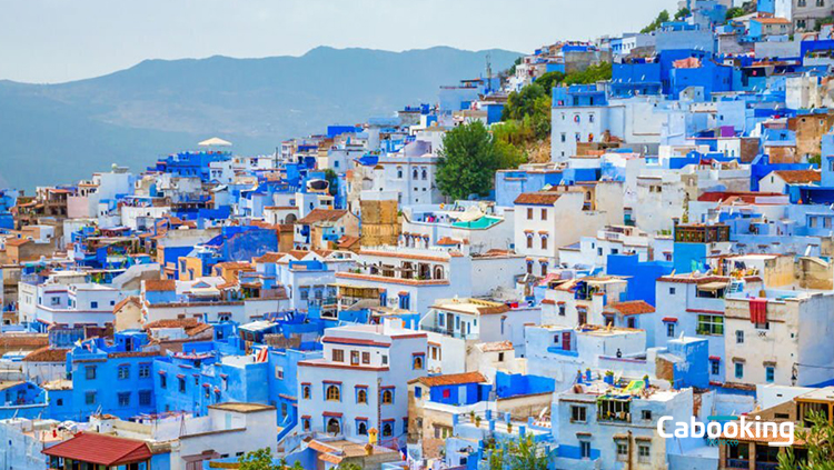 chefchaouen morocco blue city vue-panoramique cab taxi morocco cabooking