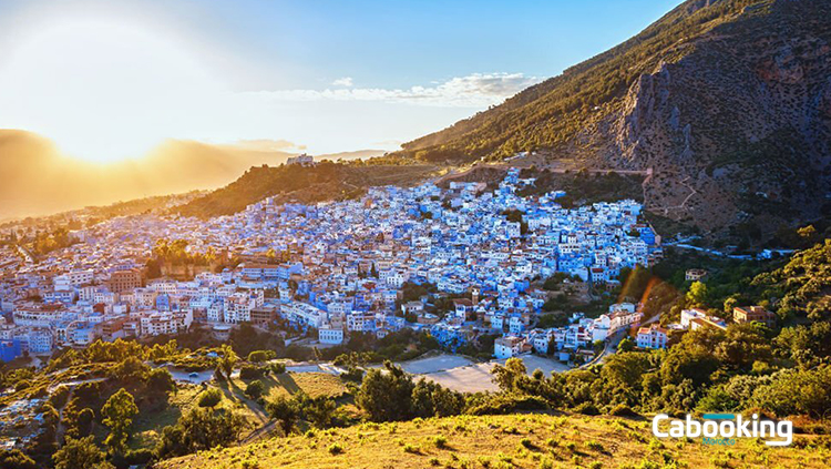 chefchaouen morocco blue city vue-panoramique cab taxi morocco cabooking