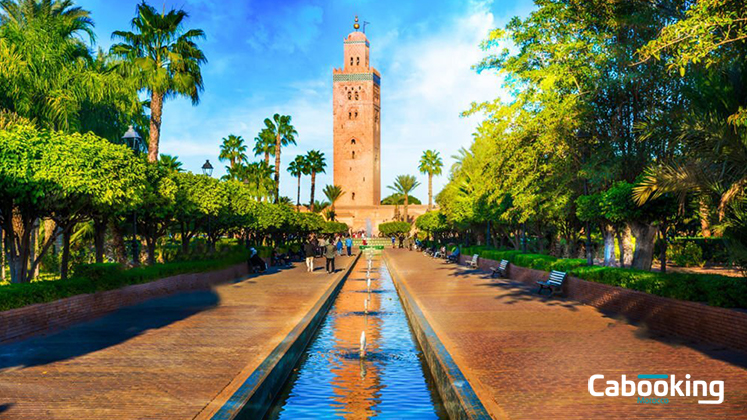 la fameuse mosquée de la koutoubia