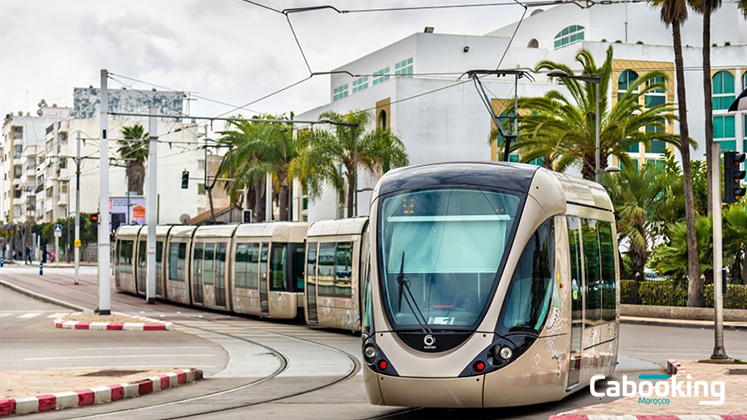 tramway transport Rabat Morocco